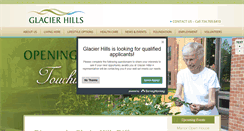 Desktop Screenshot of glacierhills.org